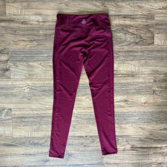 NWOT - Reebok Maroon Leggings S - Picture 5 of 9